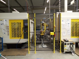 Robotické nakladanie dielov CNC